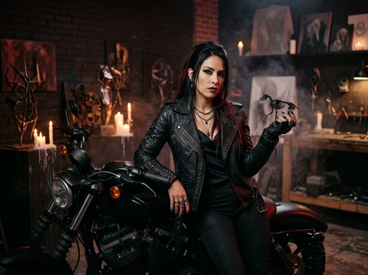 Eylen CT - Artista plástica y motociclista de Espíritu Errante